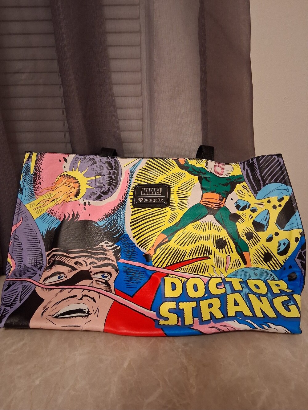 Loungefly Marvel Doctor Strange Comic Tote Bag